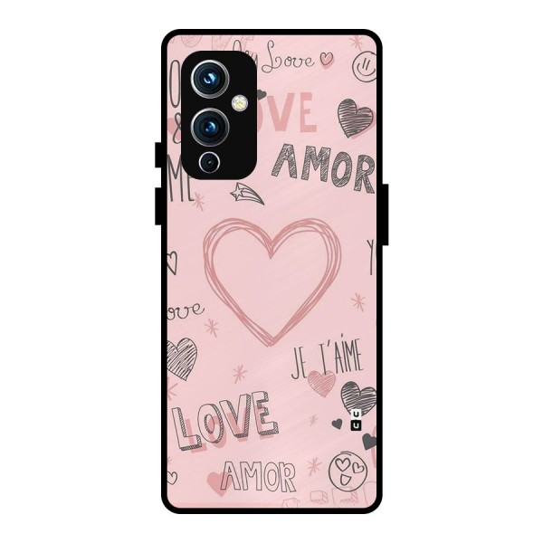 Love Amor Metal Back Case for OnePlus 9