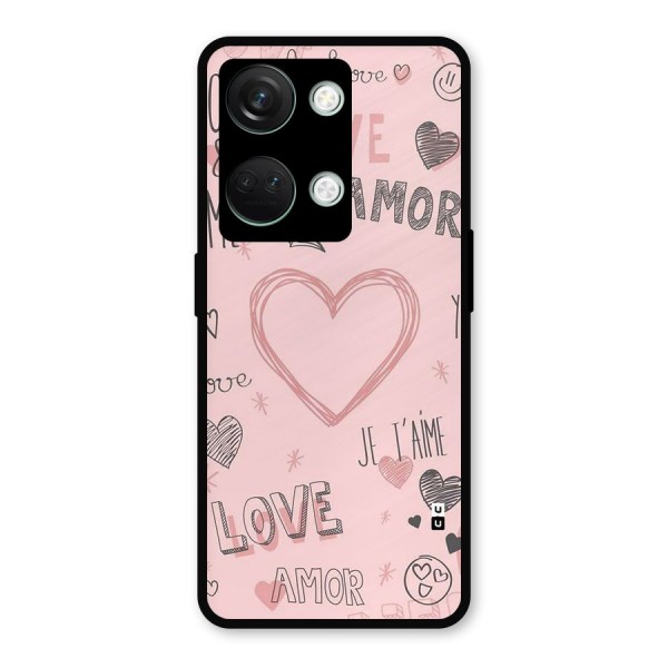 Love Amor Metal Back Case for OnePlus Nord 3