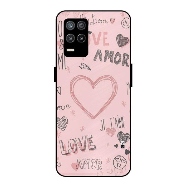 Love Amor Metal Back Case for Realme 9 5G