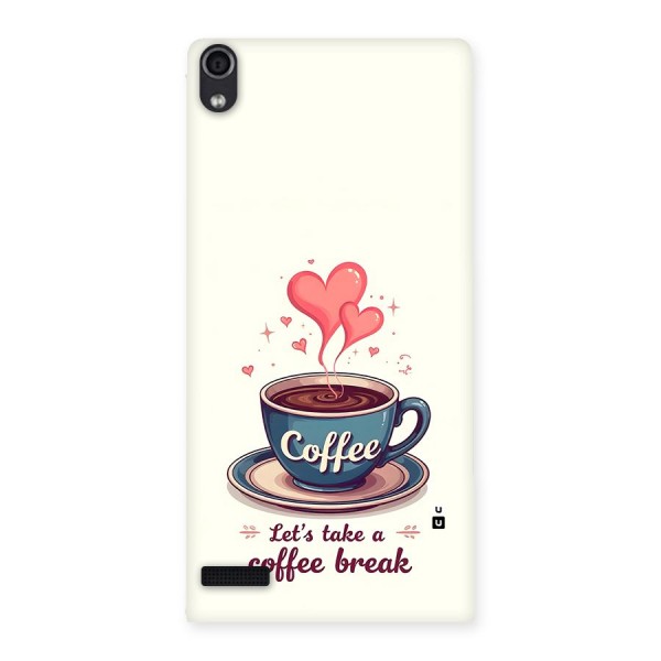 Love Coffee Break Back Case for Ascend P6