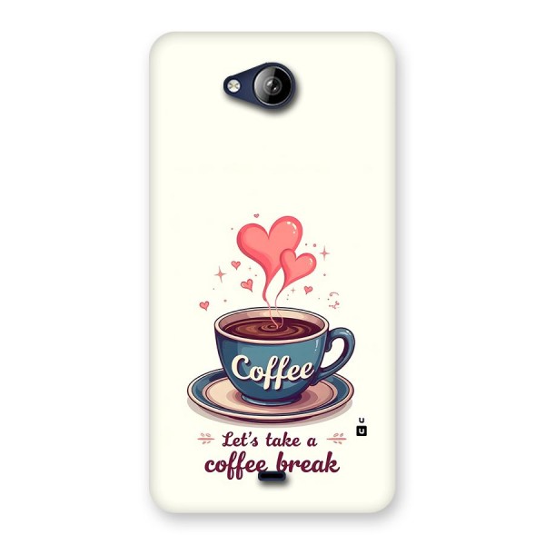 Love Coffee Break Back Case for Canvas Play Q355