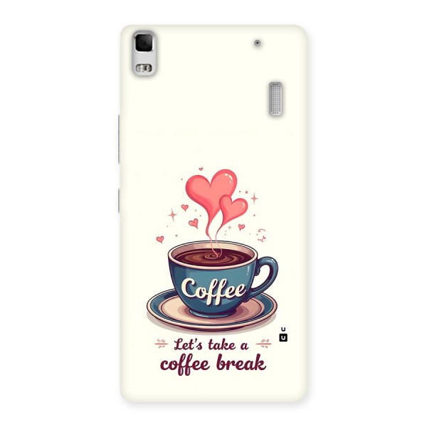Love Coffee Break Back Case for Lenovo K3 Note