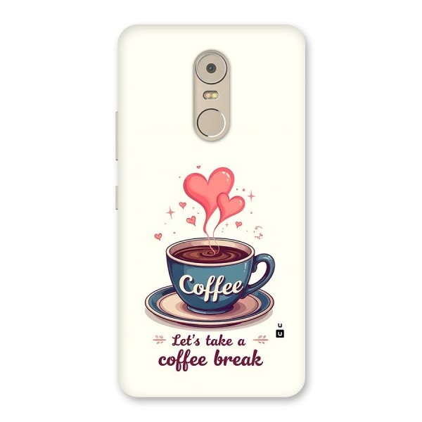 Love Coffee Break Back Case for Lenovo K6 Note
