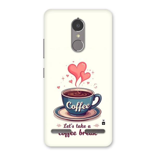 Love Coffee Break Back Case for Lenovo K6 Power