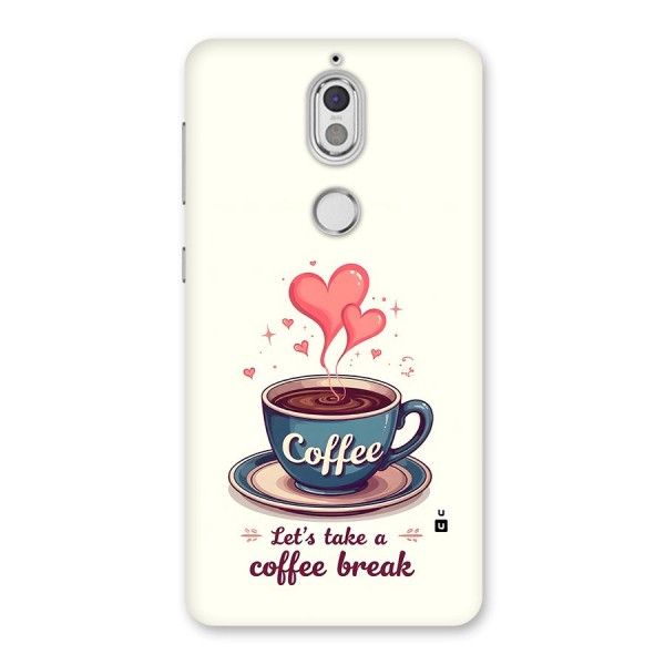 Love Coffee Break Back Case for Nokia 7