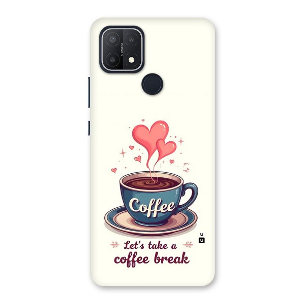 Love Coffee Break Back Case for Oppo A15s