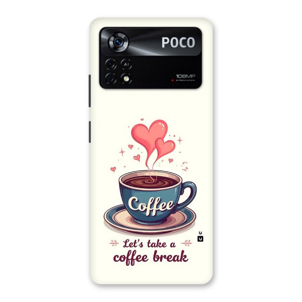 Love Coffee Break Back Case for Poco X4 Pro 5G