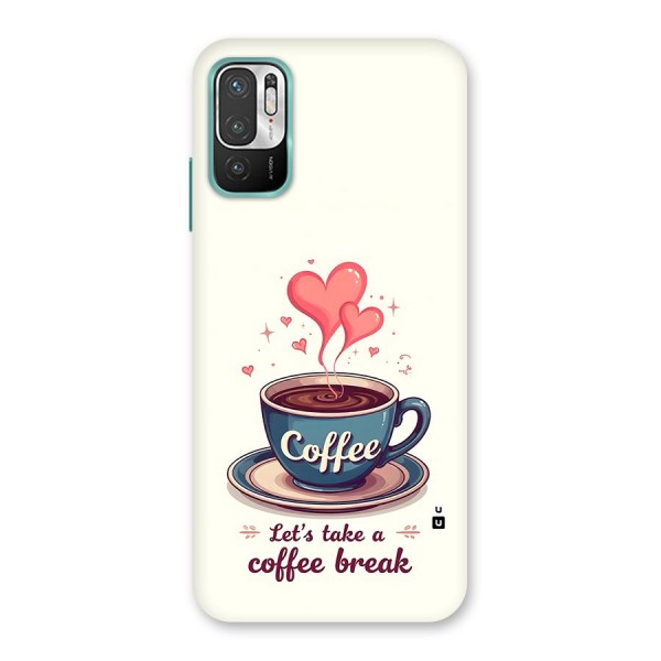 Love Coffee Break Back Case for Redmi Note 10T 5G