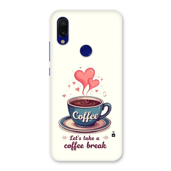 Love Coffee Break Back Case for Redmi Y3