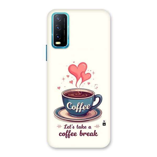 Love Coffee Break Back Case for Vivo Y20i