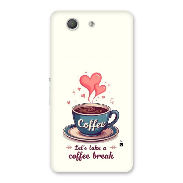 Love Coffee Break Back Case for Xperia Z3 Compact