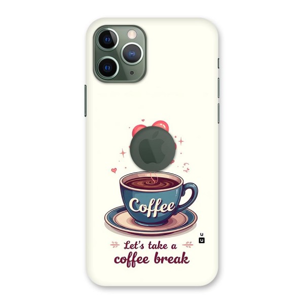 Love Coffee Break Back Case for iPhone 11 Pro Logo Cut