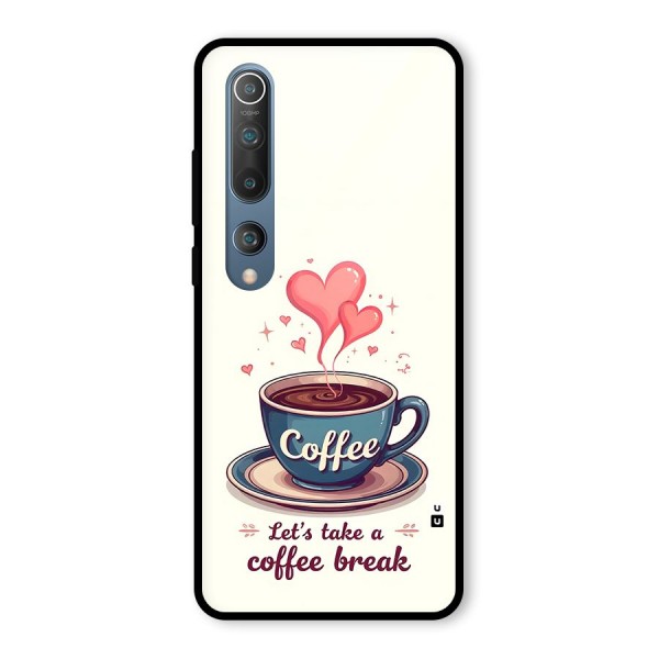 Love Coffee Break Glass Back Case for Mi 10