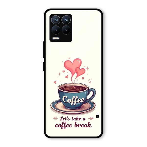 Love Coffee Break Glass Back Case for Realme 8 Pro
