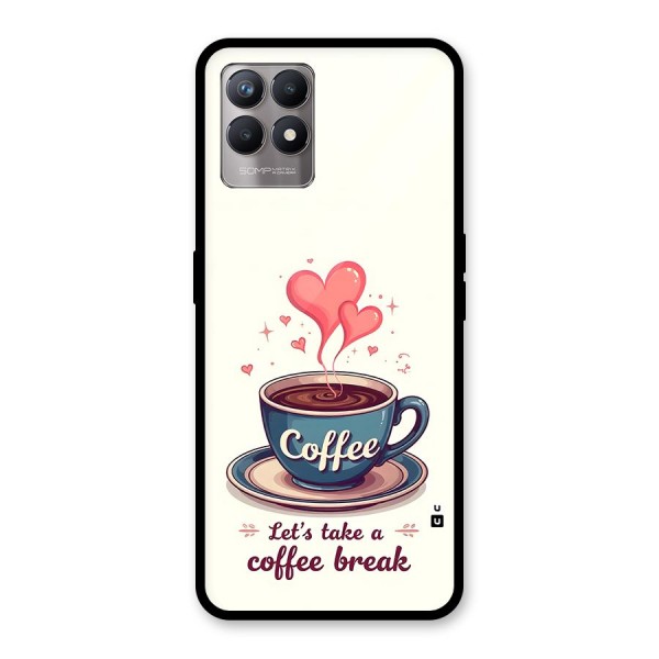 Love Coffee Break Glass Back Case for Realme 8i