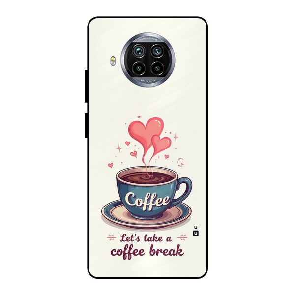 Love Coffee Break Metal Back Case for Mi 10i