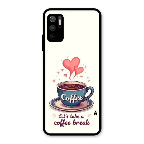 Love Coffee Break Metal Back Case for Redmi Note 10T 5G