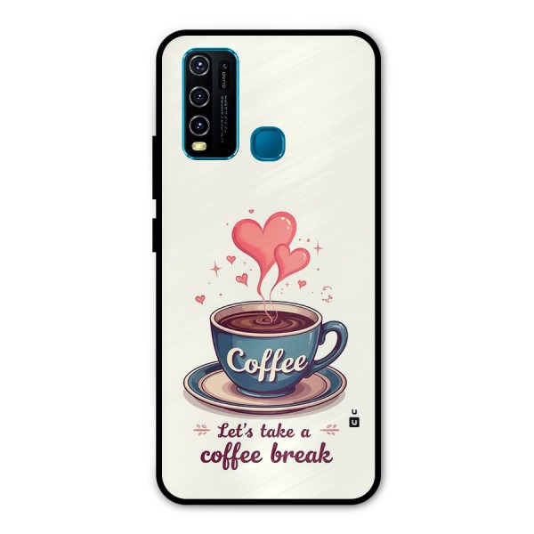 Love Coffee Break Metal Back Case for Vivo Y50