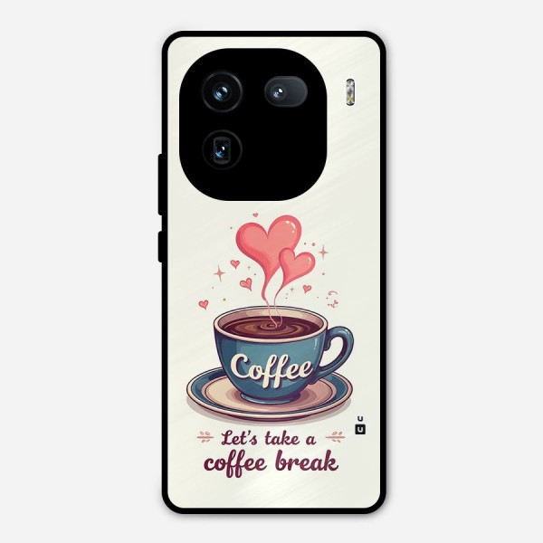 Love Coffee Break Metal Back Case for iQOO 12