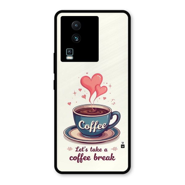 Love Coffee Break Metal Back Case for iQOO Neo 7