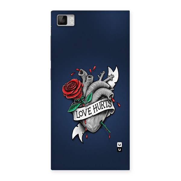 Love Hurts Back Case for Mi3