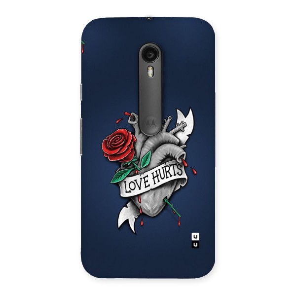 Love Hurts Back Case for Moto G3