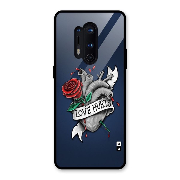 Love Hurts Glass Back Case for OnePlus 8 Pro