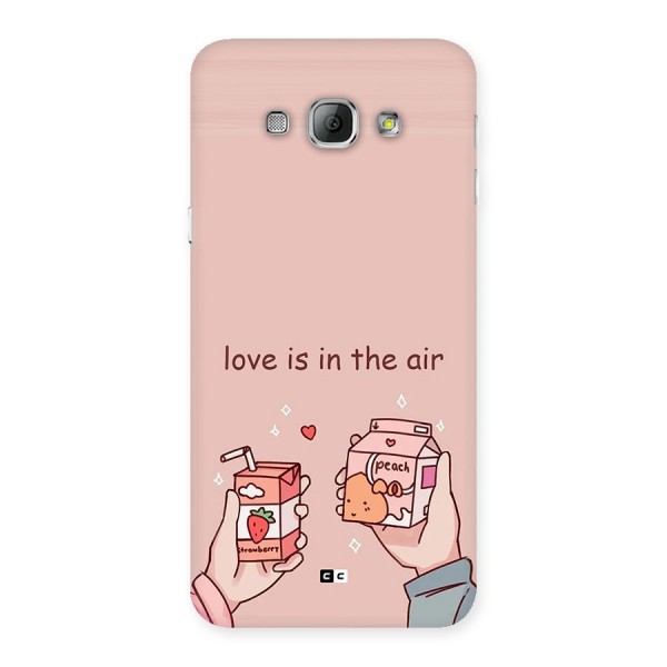Love In Air Back Case for Galaxy A8