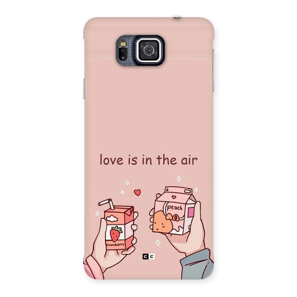 Love In Air Back Case for Galaxy Alpha
