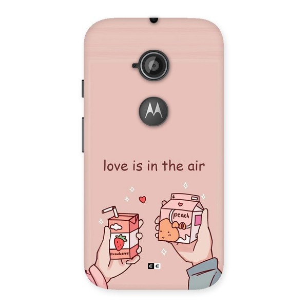 Love In Air Back Case for Moto E 2nd Gen
