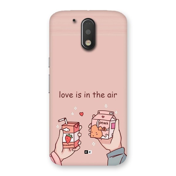 Love In Air Back Case for Moto G4 Plus