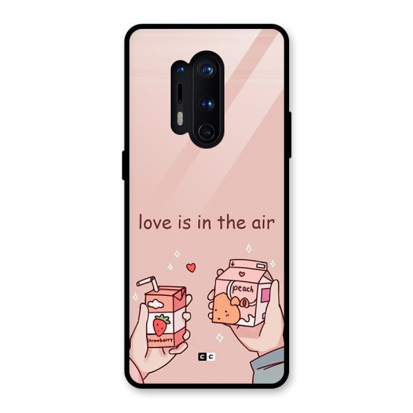 Love In Air Glass Back Case for OnePlus 8 Pro