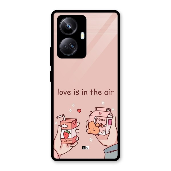 Love In Air Glass Back Case for Realme 10 Pro Plus