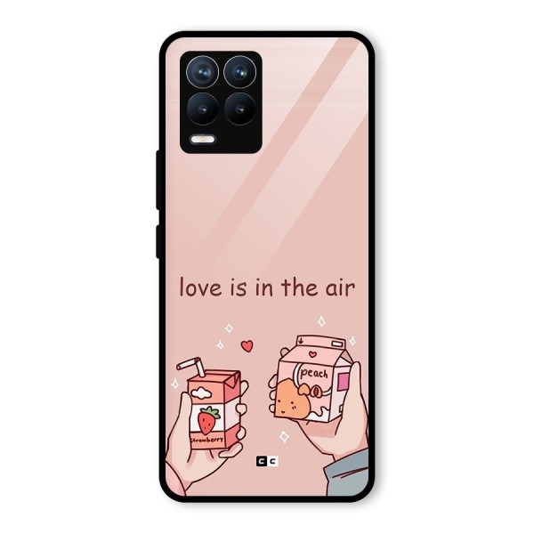 Love In Air Glass Back Case for Realme 8 Pro