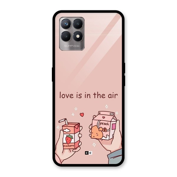 Love In Air Glass Back Case for Realme Narzo 50