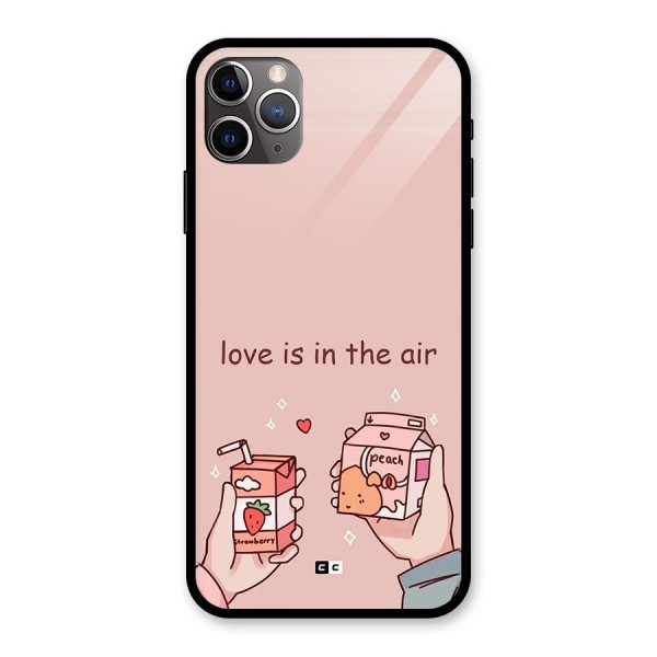 Love In Air Glass Back Case for iPhone 11 Pro Max