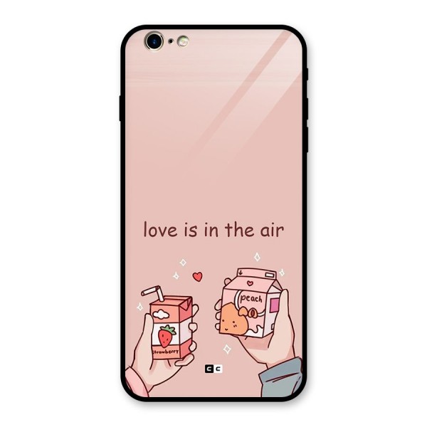 Love In Air Glass Back Case for iPhone 6 Plus 6S Plus