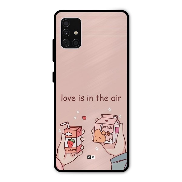 Love In Air Metal Back Case for Galaxy A51
