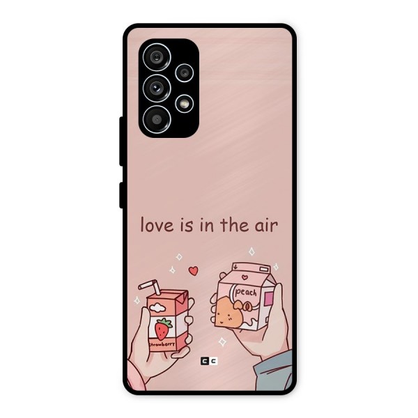 Love In Air Metal Back Case for Galaxy A53 5G