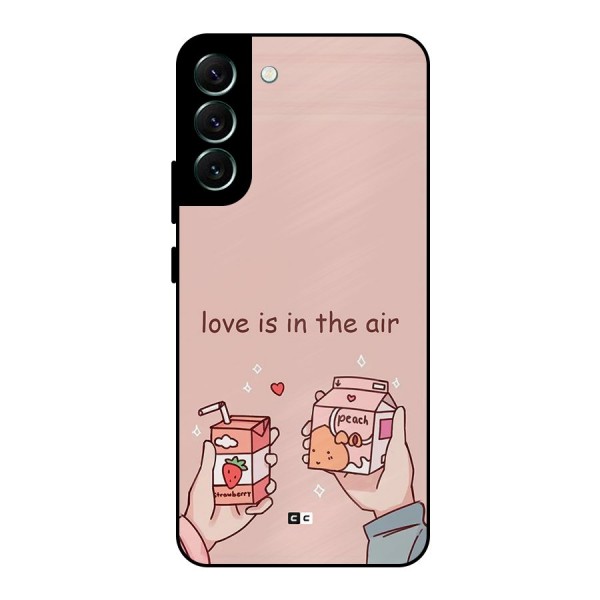 Love In Air Metal Back Case for Galaxy S22 Plus 5G