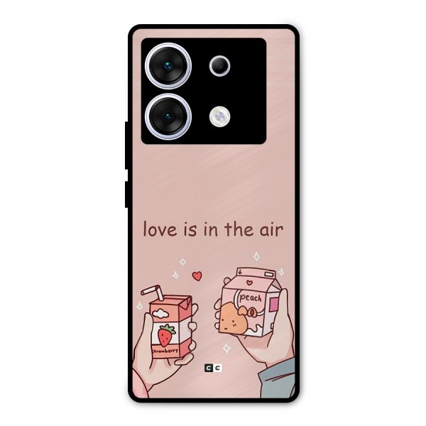Love In Air Metal Back Case for Infinix Zero 30 5G