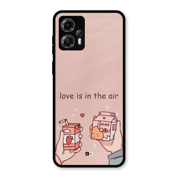 Love In Air Metal Back Case for Moto G13