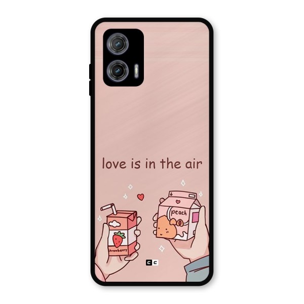 Love In Air Metal Back Case for Moto G73