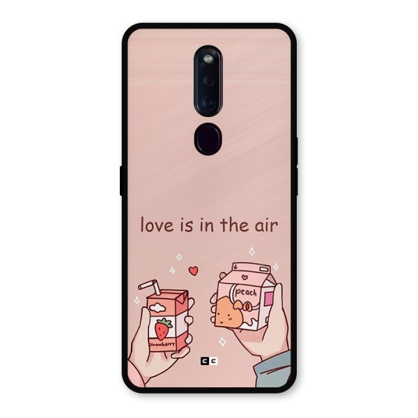 Love In Air Metal Back Case for Oppo F11 Pro