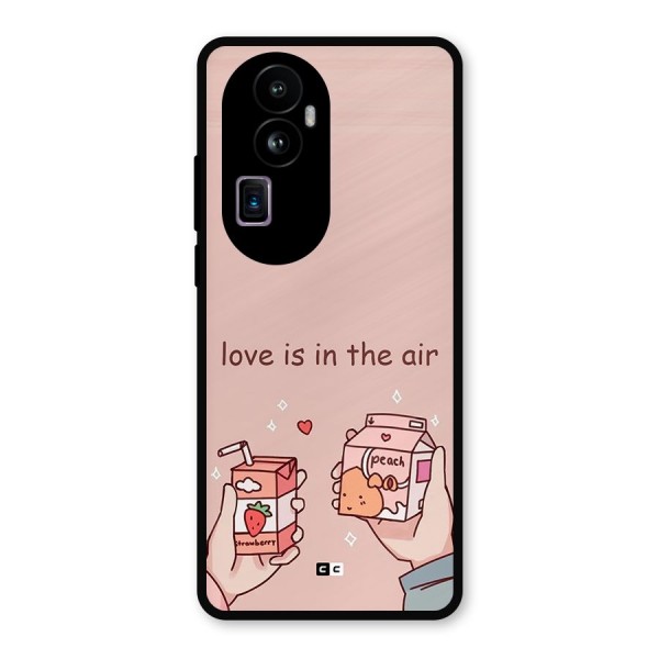 Love In Air Metal Back Case for Oppo Reno10 Pro Plus