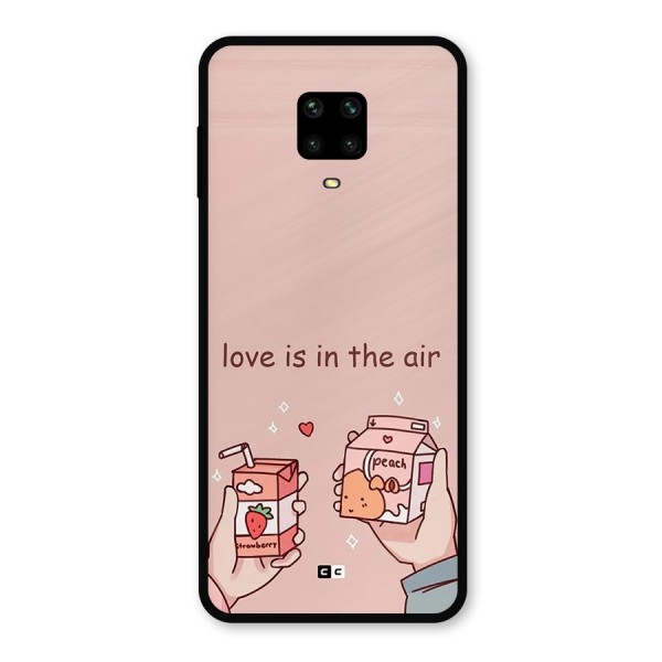Love In Air Metal Back Case for Redmi Note 9 Pro Max