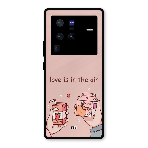 Love In Air Metal Back Case for Vivo X80 Pro