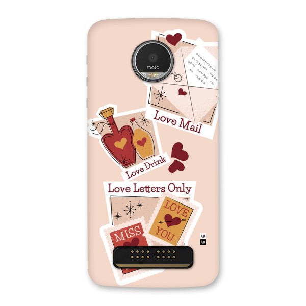 Love Language Back Case for Moto Z Play