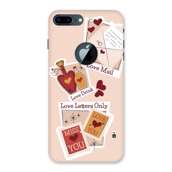 Love Language Back Case for iPhone 7 Plus Logo Cut