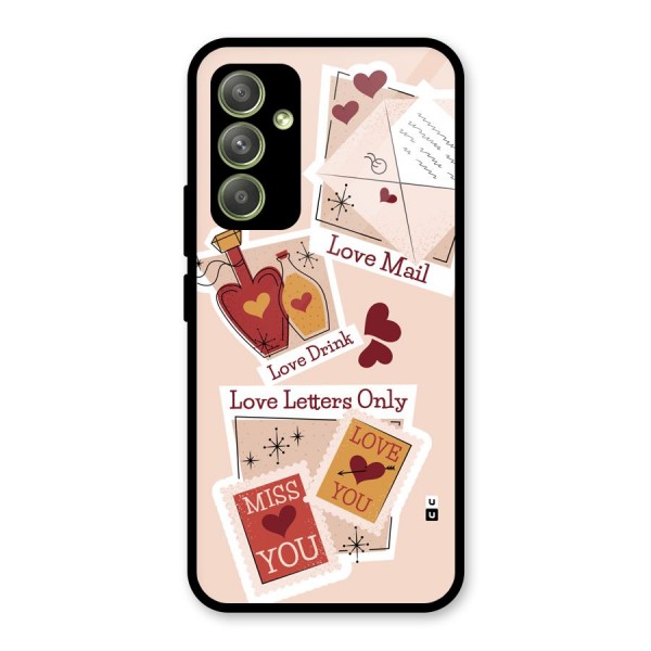 Love Language Glass Back Case for Galaxy A54